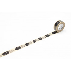 Rouleau de Washi Tape Japonais avec pour motifs les Constellations et leurs noms - Global