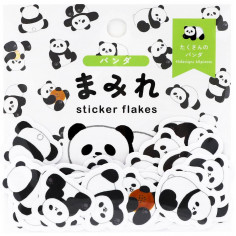 Lot de 45 Stickers avec comme thème  des Panda.