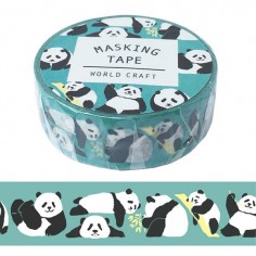 Rouleau de Washi Tape Japonais avec pour motif des Panda