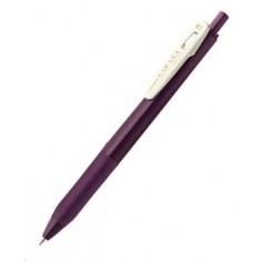 Stylo Bille Zebra Sarasa Clip Vintage 0,5mm. Encre Bordeau