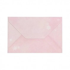 Papiers à Lettre et Enveloppes - Echizen Washi Camélia des Neiges - Enveloppe Arrière