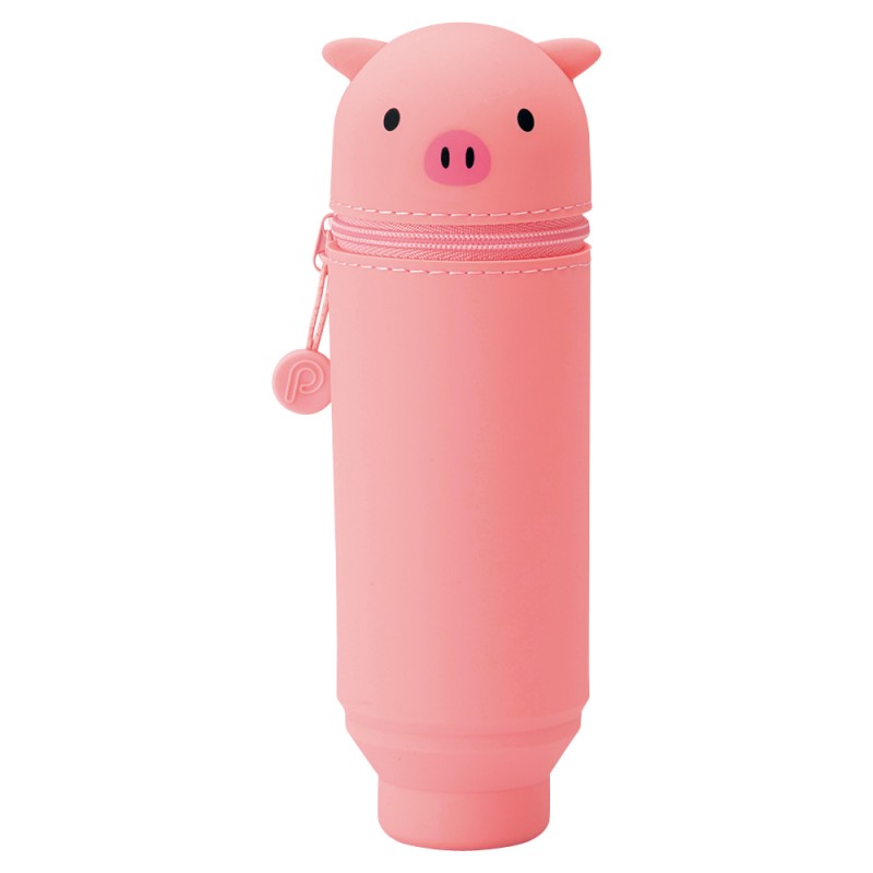 Trousse Verticale de la marque PuniLabo avec motif Cochon Kawaii